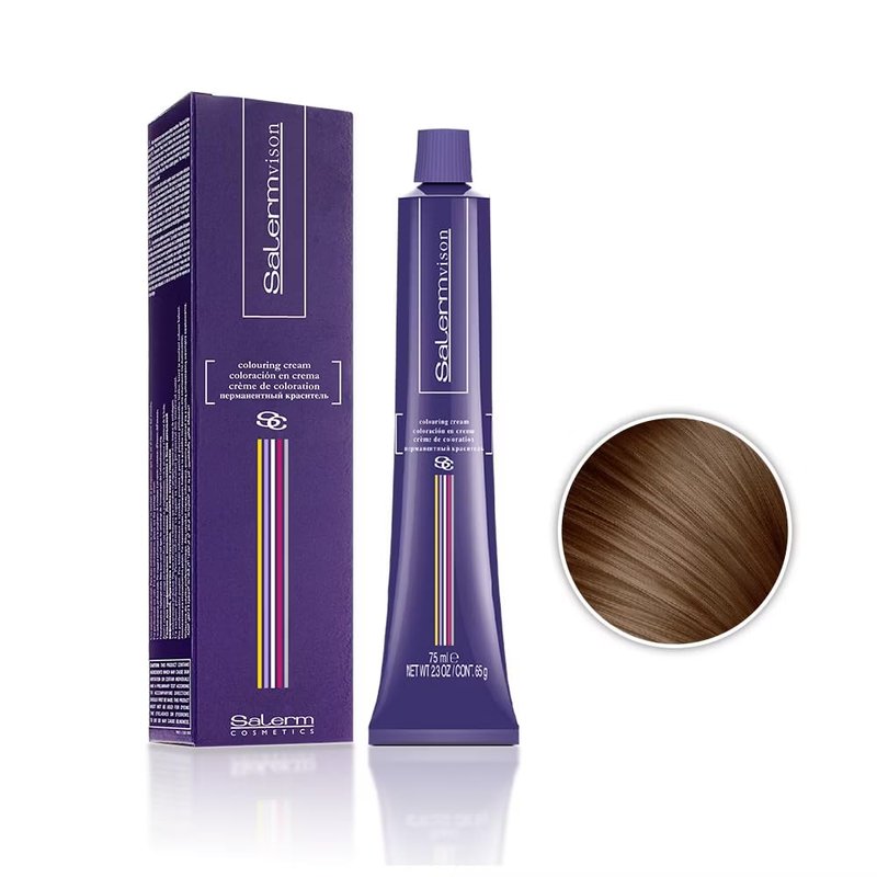 Salermvison Hair Coloring Cream #6.1 Dark Ash Blonde, 2.3 Ounce