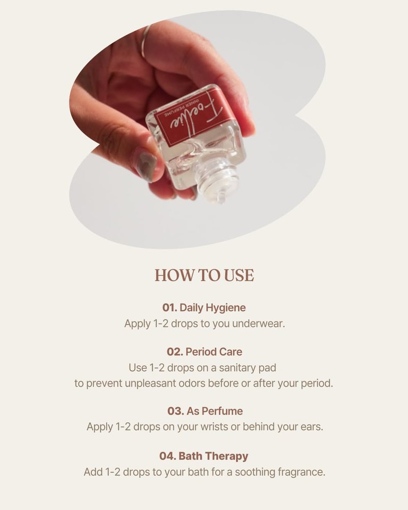 Foellie Eau de Noir Underwear Perfume, 0.169 fl oz (5 ml)
