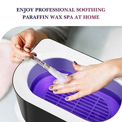 Paraffin Wax Machine for Hand and Feet - Karite Paraffin Wax Bath 4000ml Paraffin Wax Warmer Moisturizing Kit Auto-time and Keep Warm Paraffin Hand Wax Machine