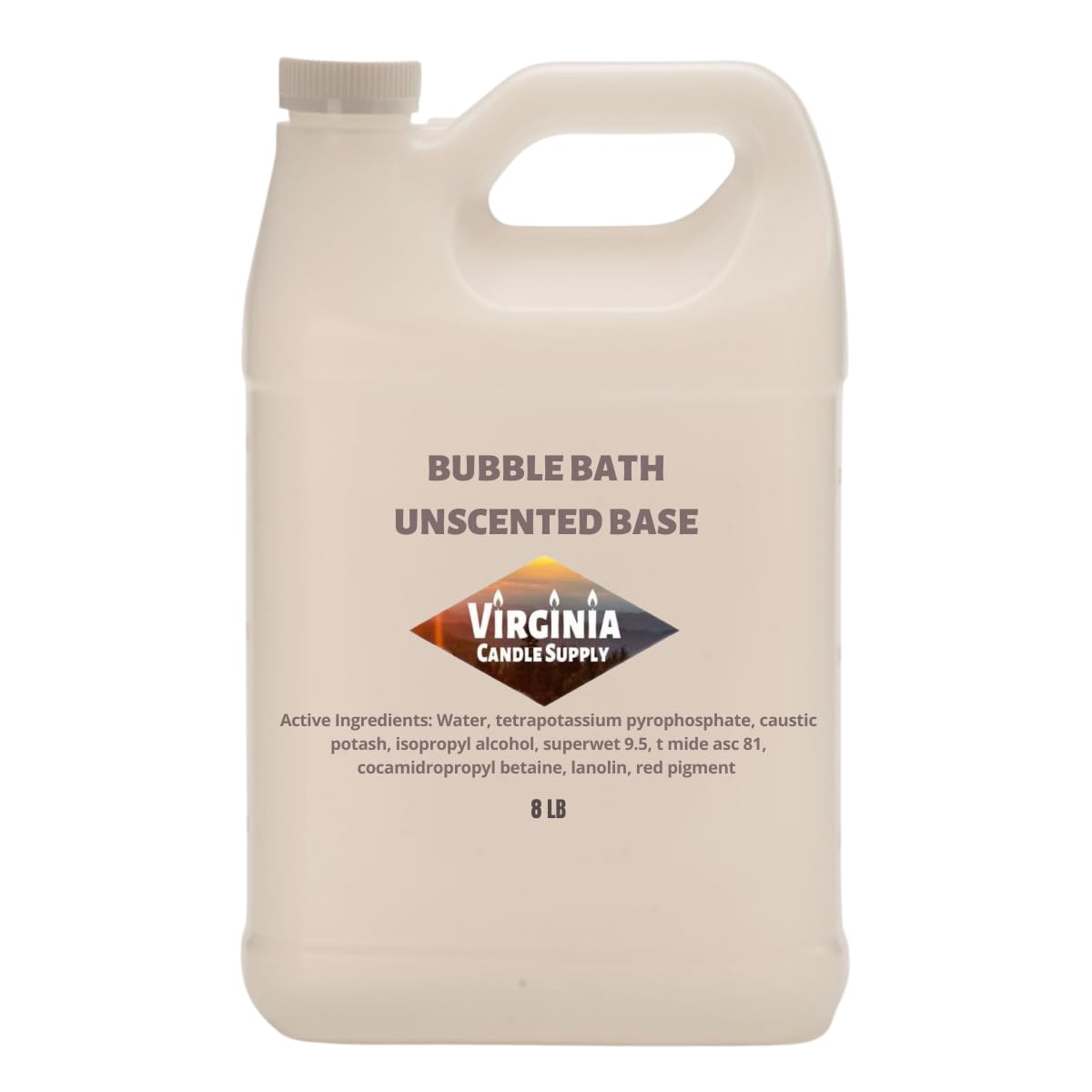 Bubble Bath Unscented Base (1 Gallon Jug) - DIY Make Your Own Bubble Bath at Home - Add Any Fragrance You Desire