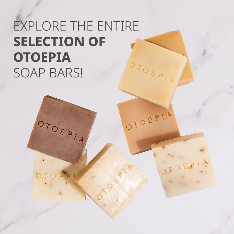 Otoepia Shaving Bar and Body Soap in Mint Scent for Men - 8 Bars, All Purpose Natural Olive Oil - Moisturizing, Nourishing & Gentle on Sensitive Skin Men’s Collection