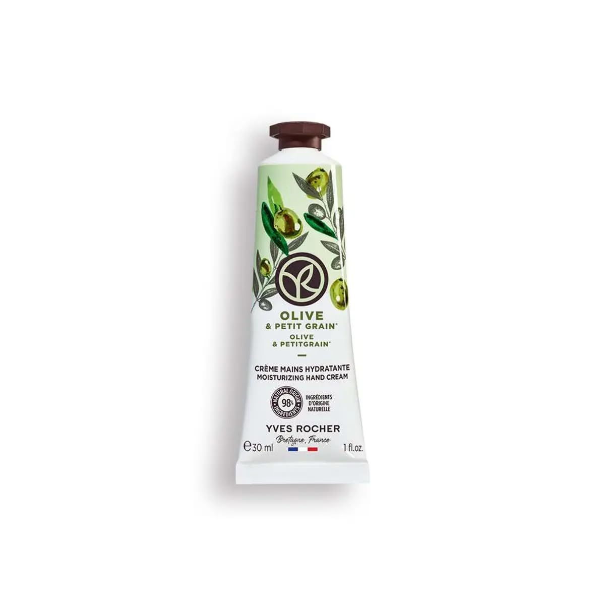 Yves Rocher Raspberry Peppermint Hand Cream - 30ml Moisturizer for Soft Skin