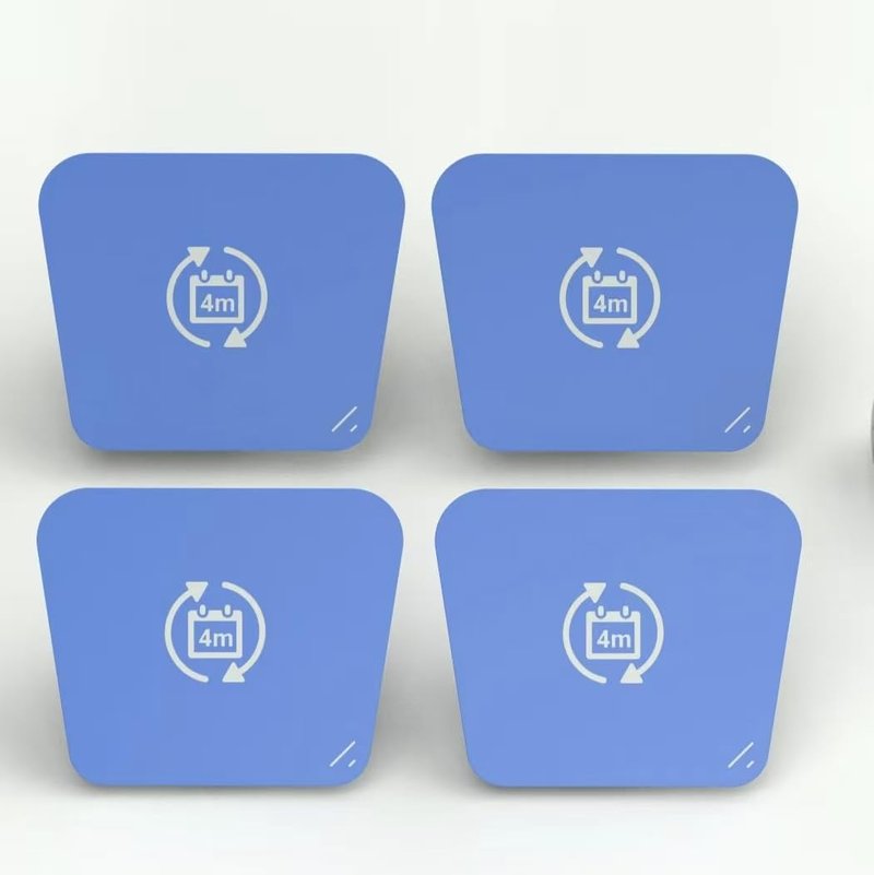 4 Counts Replacement Heads Compatible with One Blades QP2515 QP2520 QP2834 QP6520 QP210/80