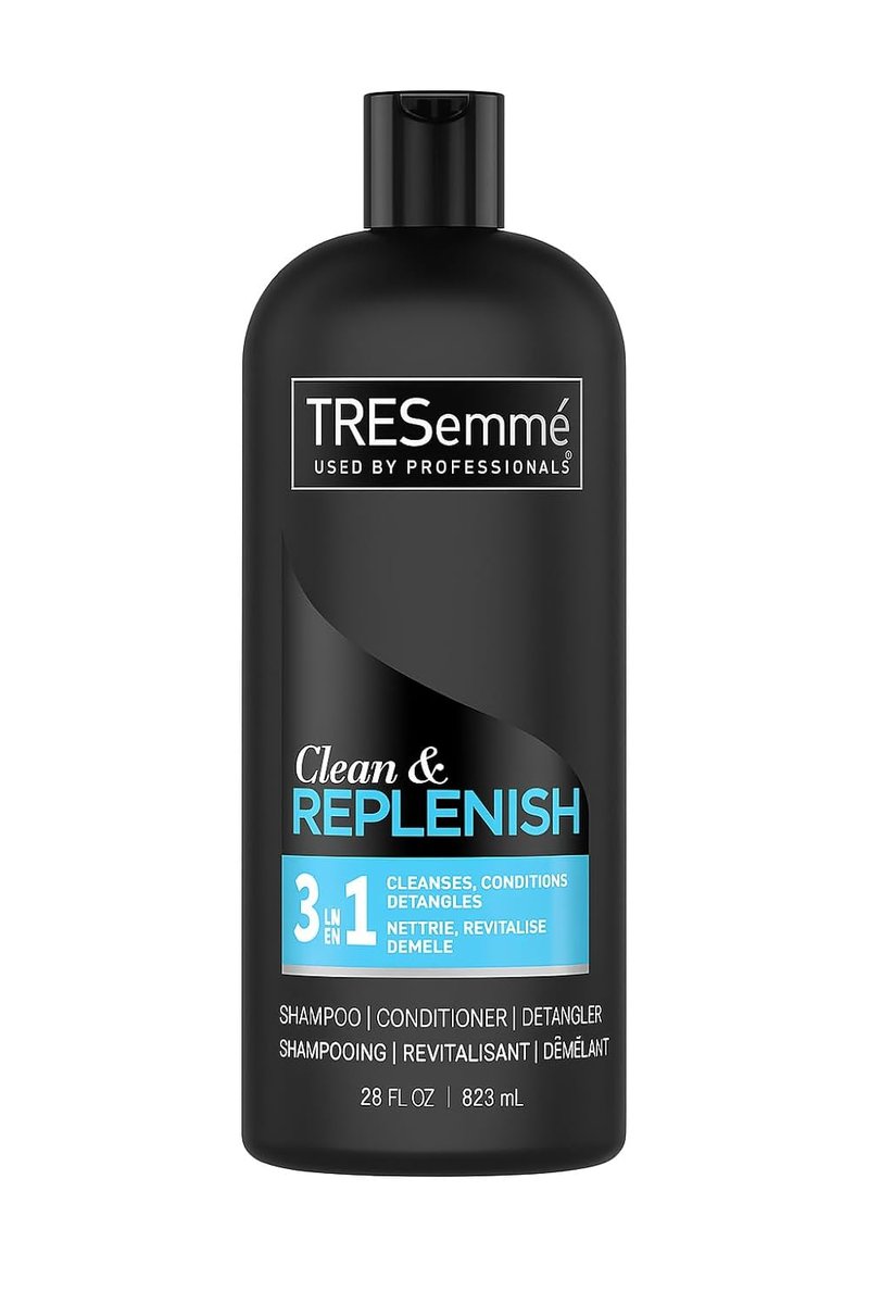 TRESemmé Clean & Replenish 3-in-1 Shampoo, Conditioner & Detangler - 28 fl oz | Pack of 3