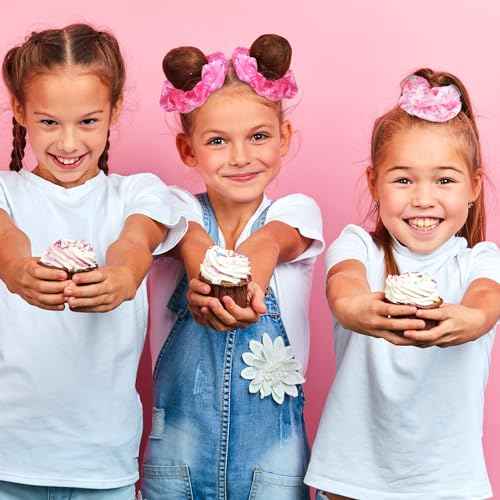 Lyrow 24 Pcs Cowgirl Western Cow Print Scrunchies Let's Go Hair Scrunchies Disco Cow Print Hair Accessories Ponytail Holder Ropes for Elastic Ties Bride Bachelorette Party Supplies Favors