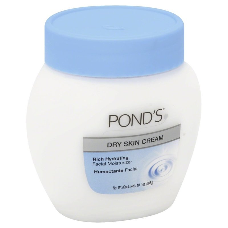 Pond's Dry Skin Cream Facial Moisturizer, Rich Hydration for Dry Skin, 10.1 oz (Pack of 4)