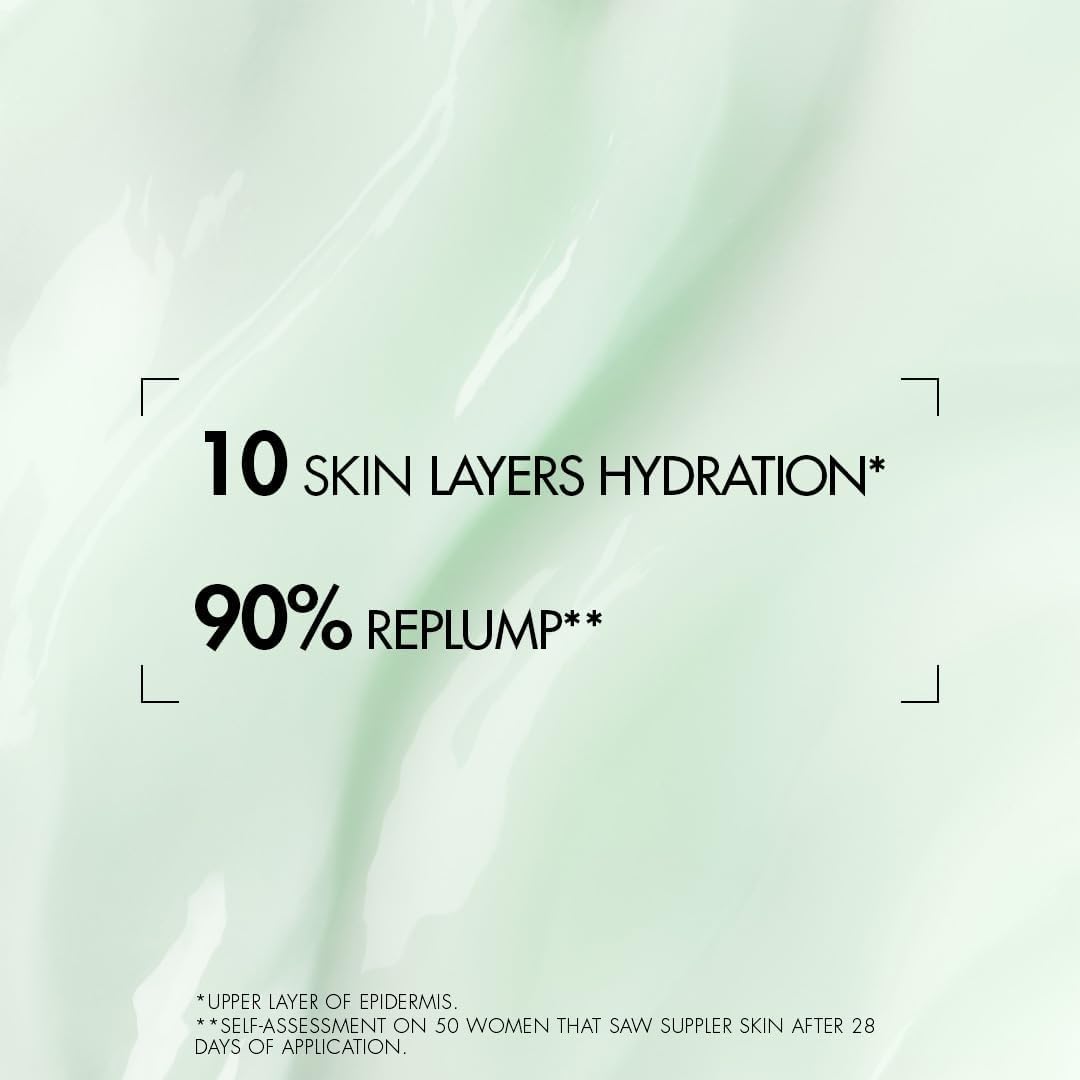 Biotherm Aquasource Hyalu Plump Gel, For Normal To Oily Skin. With plumping Hyaluronic Acid And Regenerating Biotech Plankton For Visibly Plumper And Glowing Skin, 1 Fl. Oz.