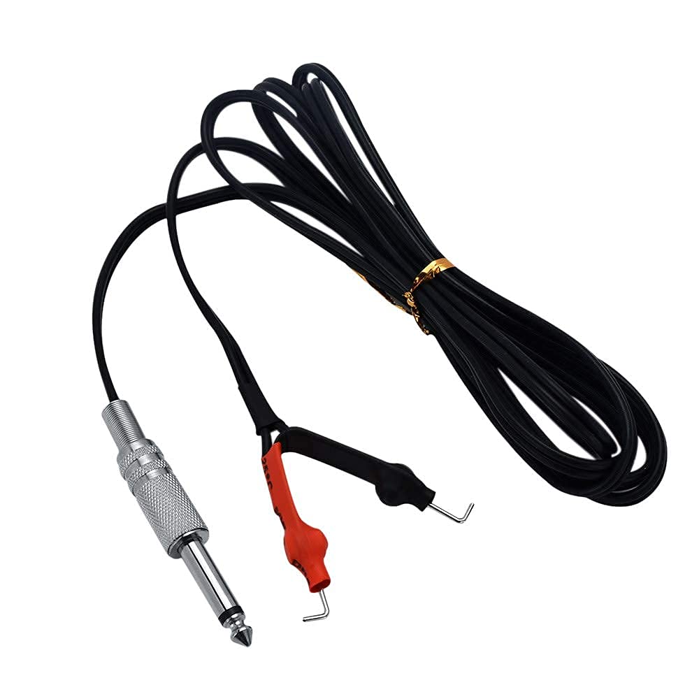 Narkysus Dual Digital Tattoo Machine Power Supply Kit with Foot Pedal and Clip Cord