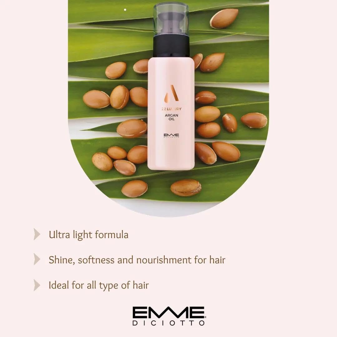 EMME DICIOTTO 22 Luxury Argan Oil 3.38 oz | 100ml