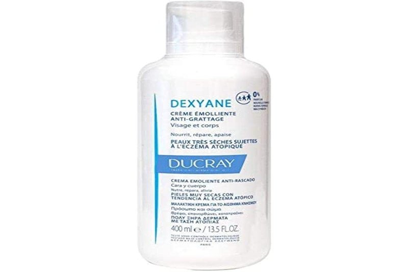 Ducray Dexyane Emollient Cream for Itchy Skin - 400ml Moisturizing Relief