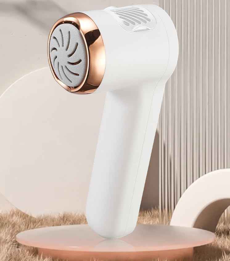 Rechargeable Electric Foot Callus Remover - Professional Pedicure Tool with LCD Display, Waterproof & 2-Speed for Smooth Feet