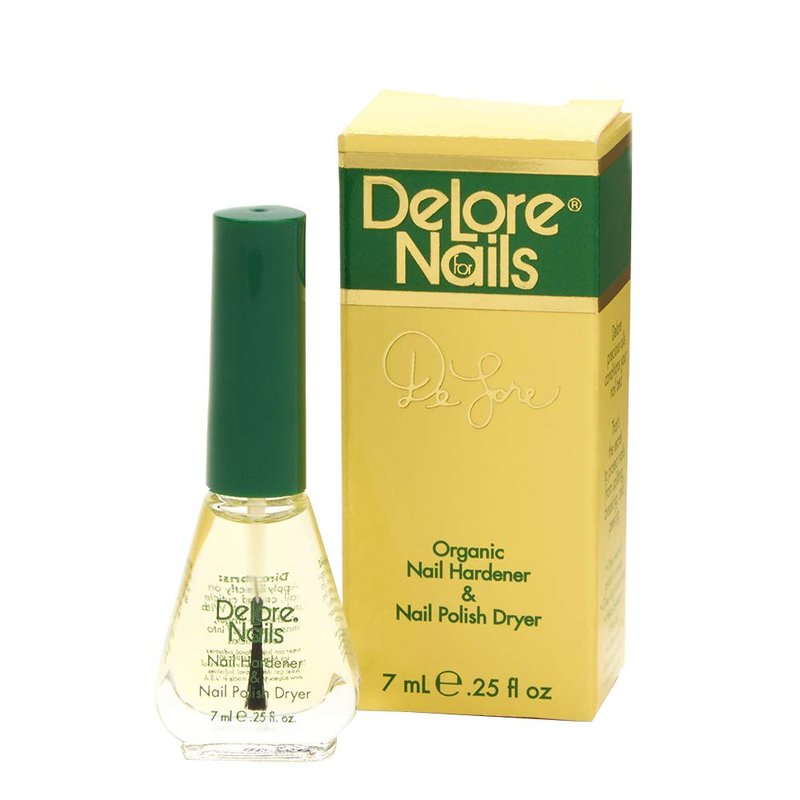 Delore for Nails Organic Nail Hardener and Nail Polish Dryer, .25-Ounce (Pack of 2) by Delore for Nails