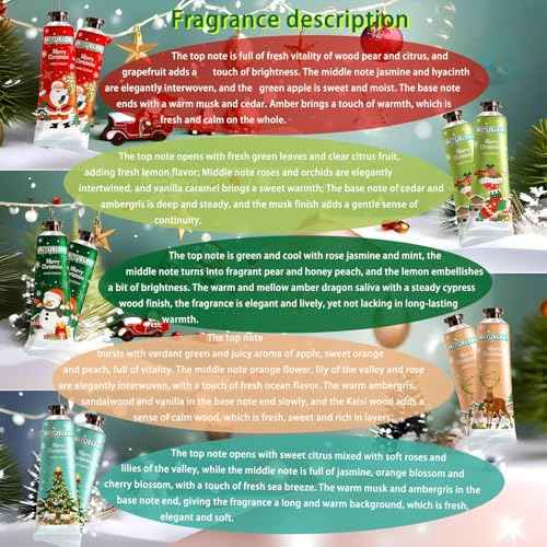 10 Pack Christmas Hand Lotion Gifts Set£¬Moisturizing Hand Cream for Women, Mini Travel Size Holiday Gifts, Stocking Stuffers & Bulk Gifts for Christmas Appreciation 30ml