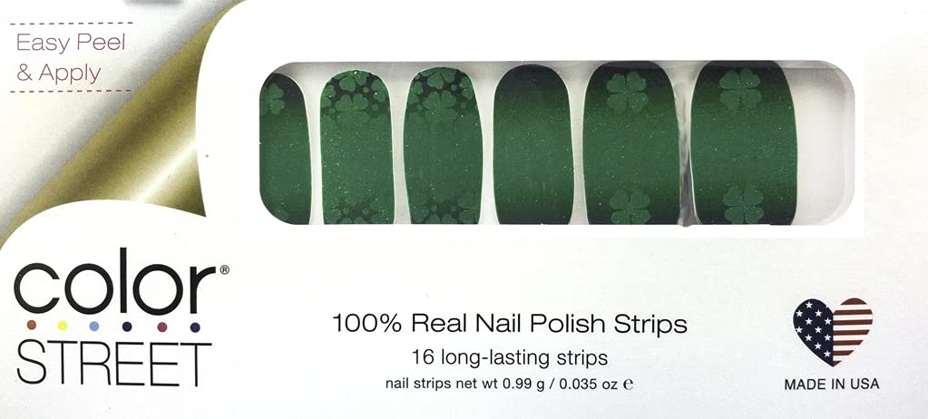 Clover and Out Nail Polish Strips by Color Street | FDS562 - Easy Application