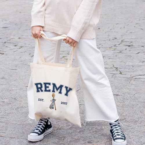 Remy Quote Cosmetic Bag Rat Fans Gift Remy Est. 2007 Zipper Pouch Makeup Bag Mouse Chef Make Up Bag (REMY TOTE)