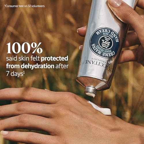 L'OCCITANE 20% Organic Shea Butter Hand Cream, Nourishes & Protects Dry Hands, Fast-Absorbing, Non-Greasy, Leaves Skin Moisturized & Soft, Vegan