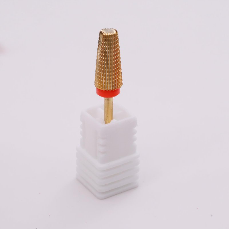 FANTEXY 5-in-1 Tungsten Carbide Nail Drill Bit, 3/32", Fine-F
