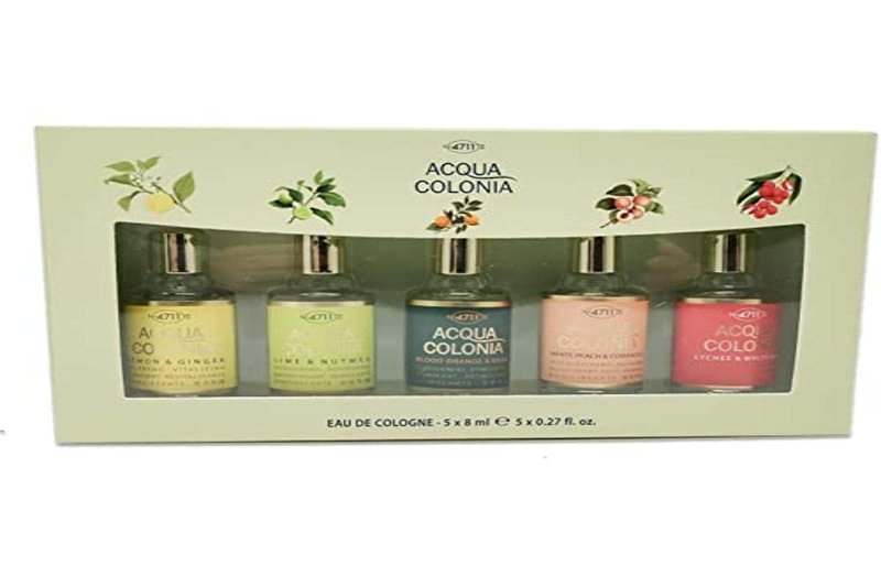 4711 Original Eau de Cologne Miniatures Set | 5 x 0.27 oz - Citrus & Herbal Scents for Unisex