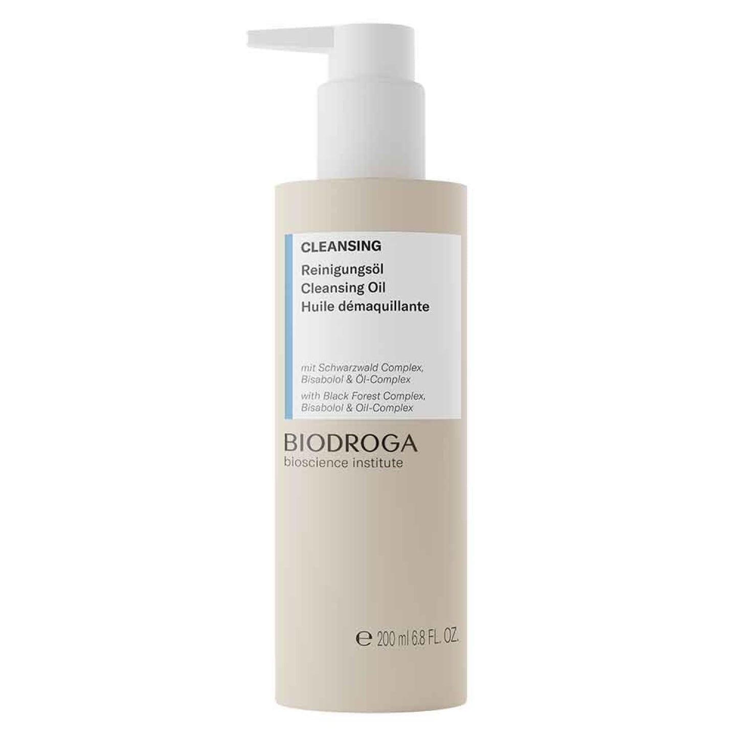 BIODROGA Cleansing Cleansing Oil 200ml - Facial Cleansing Face Oil Face Wash Skin Care Cleanser Dry Skin