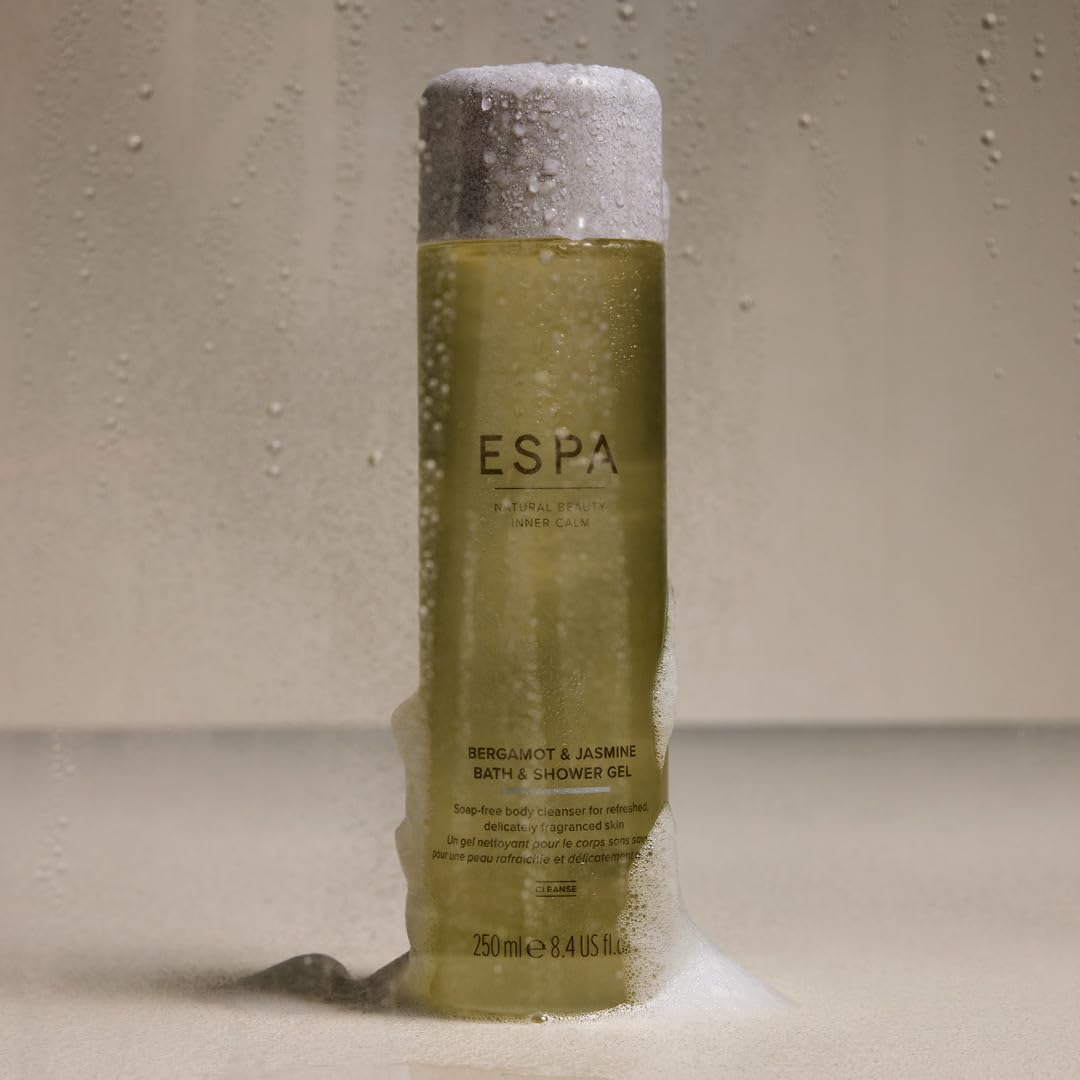 Bergamot & Jasmine Bath and Shower Gel - 100% Natural Fragrance | 250ml