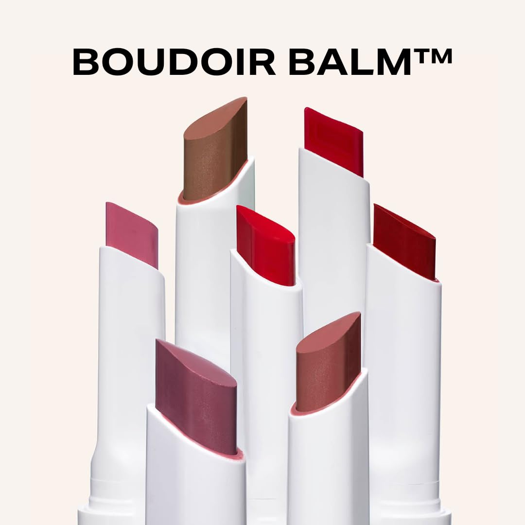 Woosh Beauty Boudoir Balm | Moisturizing color infused with Hyaluronic Acid | Derm-Tested | Buildable Color | Fragrance Free | Vegan (Satin)