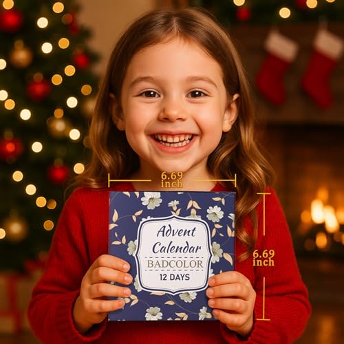 Makeup Advent Calendar 2025-12 Days Countdown Boxes Christmas Calendar Make Up Gift, Xmas Beauty & Cosmetics Surprise for Girl