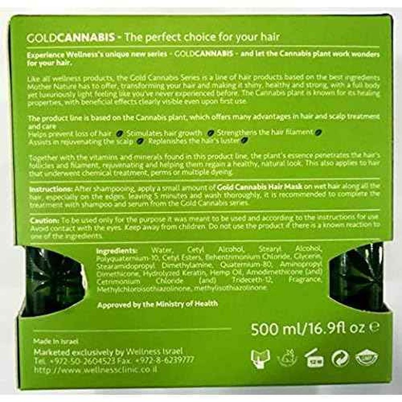 BEAUTY MADE EASY Wellness Premium Products Organic Hemp Mask, 500ML (16.9 oz),I0095758
