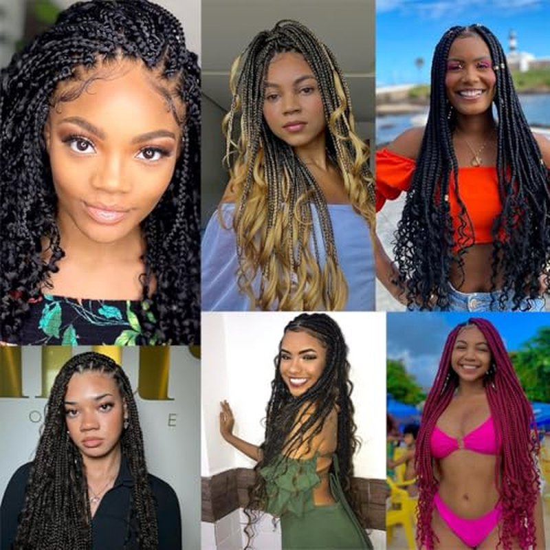 Human Braiding Hair, 3 Bundle 150g 16 Inch Boho Braids Human Hair 10A Deep Wave Bulk Brazilian Virgin No Weft Wavy Hair Extension for Boho Knotless Bohemian Micro Braid Bulk for Braiding 99J