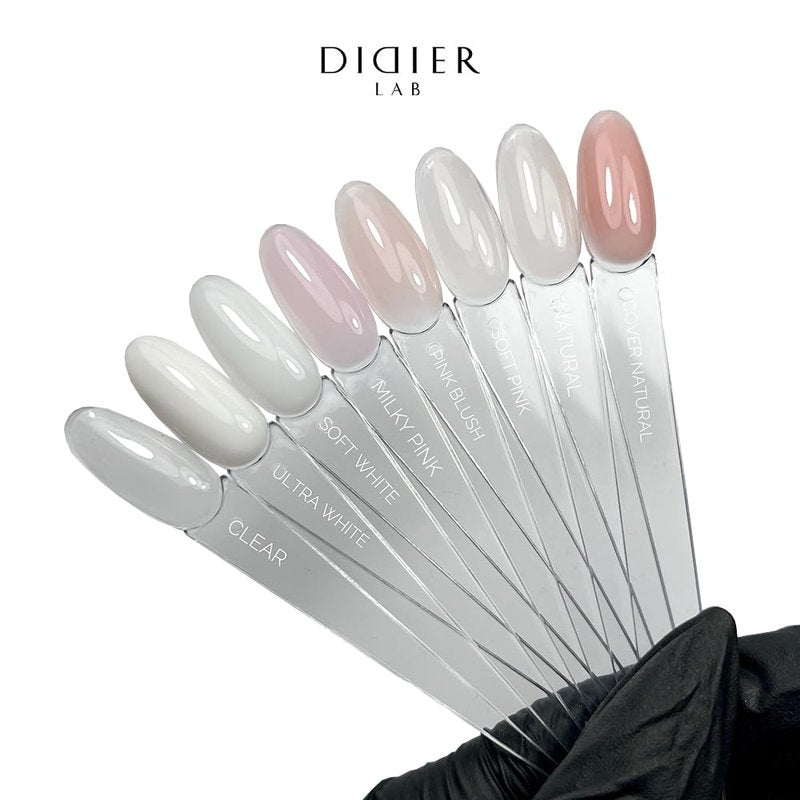 DIDIER LAB Fiber Builder Gel Pink Blush – Self-Leveling HEMA-Free Builder Gel for Nails - Ultra-Strong LED UV Fiberglass Nail Builder Gel for Nail Repair Refills and Nail Extensions - 1.76 fl oz