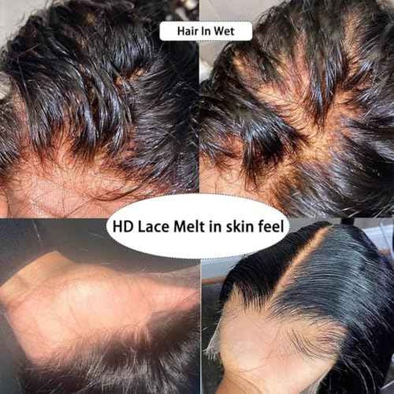 2x6 Skinlike HD Lace Closure Body Wave Closure 0.1mm Invisible Lace 100% Virgin Human Hair Lace Closure Pre Plucked Natural Hairline (20 Inch)