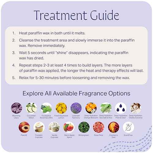Therabath Paraffin Wax Refill - Thermotherapy - Use to Relieve Arthritis Discomfort, Stiff Muscles, & Dry Skin - for Hands, Feet, Body - Deeply Hydrates - Made in USA, 2 lb. Lavender Harmony