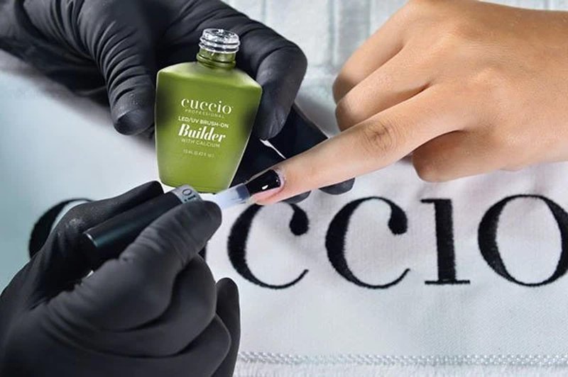 LED-UV Brush-On Builder Gel with Calcium by Cuccio Pro for Women - 2.5 oz Nail Polish (Pack of 1)