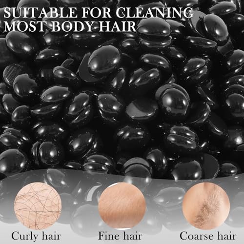 Wax Beads Bulk - 2.5lb Wax Beans Supplies for Esthetician - Professinal Painless Waxing for Face, Upper Lip, Bikini, Leg, Women Natural Melting Kit - Hypoallergenic Hard Wax Beads Bulk