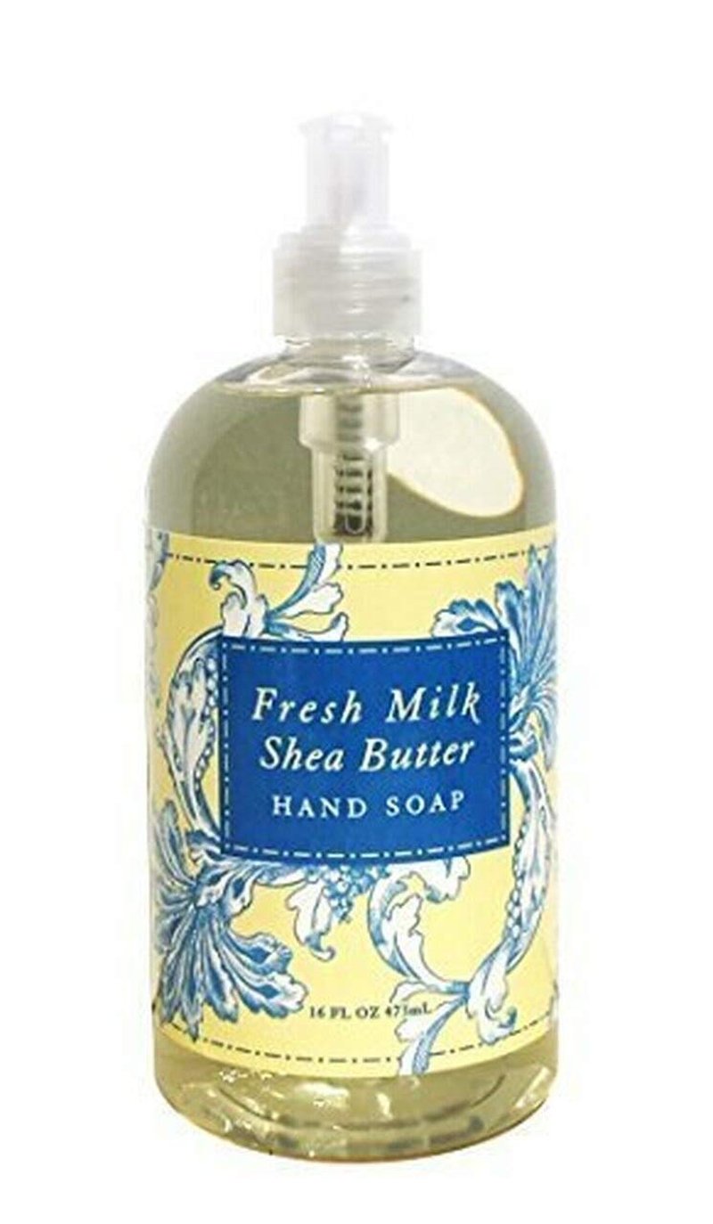 Greenwich Bay Body Care Spa Quartet - Hand Soap, Lotion, Body Butter, and Soap Bar Square - Luxurious Shea Butter Skin Care in Captivating Botanical Scents (Passion Flower & Olive Oil)
