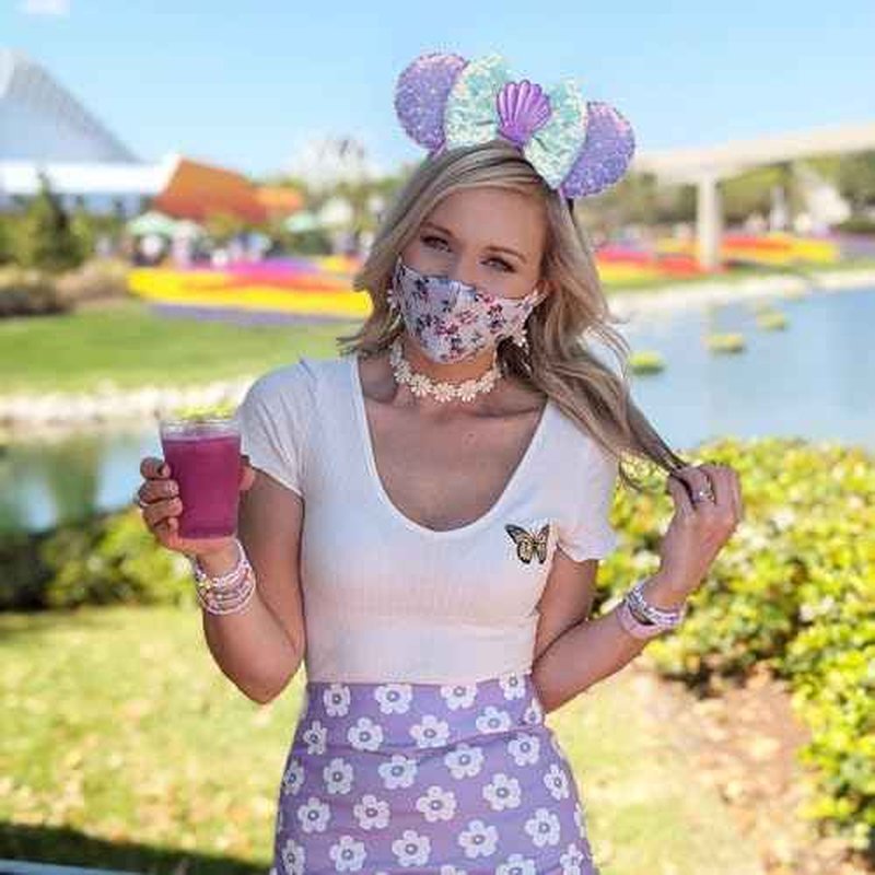 JIAHANG Mermaid Mouse Ears Headband with Sequin Bow, Seashell Hair Band Party Decoration Headwear for Women Girls