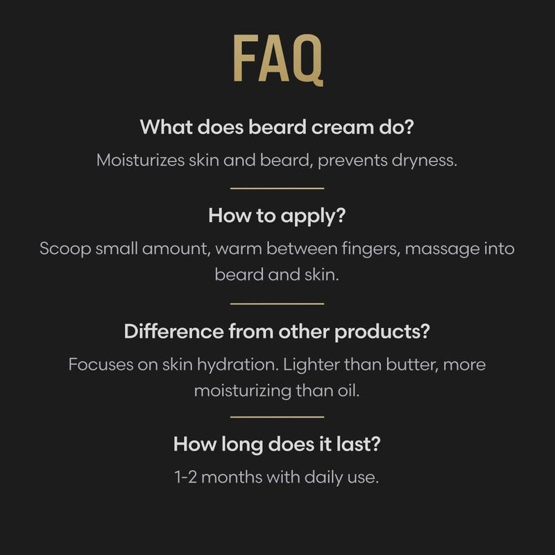 Beard Cream for Men by Beard Struggle - Itch Relief Softener & Moisturizer - Keep Your Beard Growth Hydrated & Refreshing - Platinum Collection, Aesir's Triumph - 50g