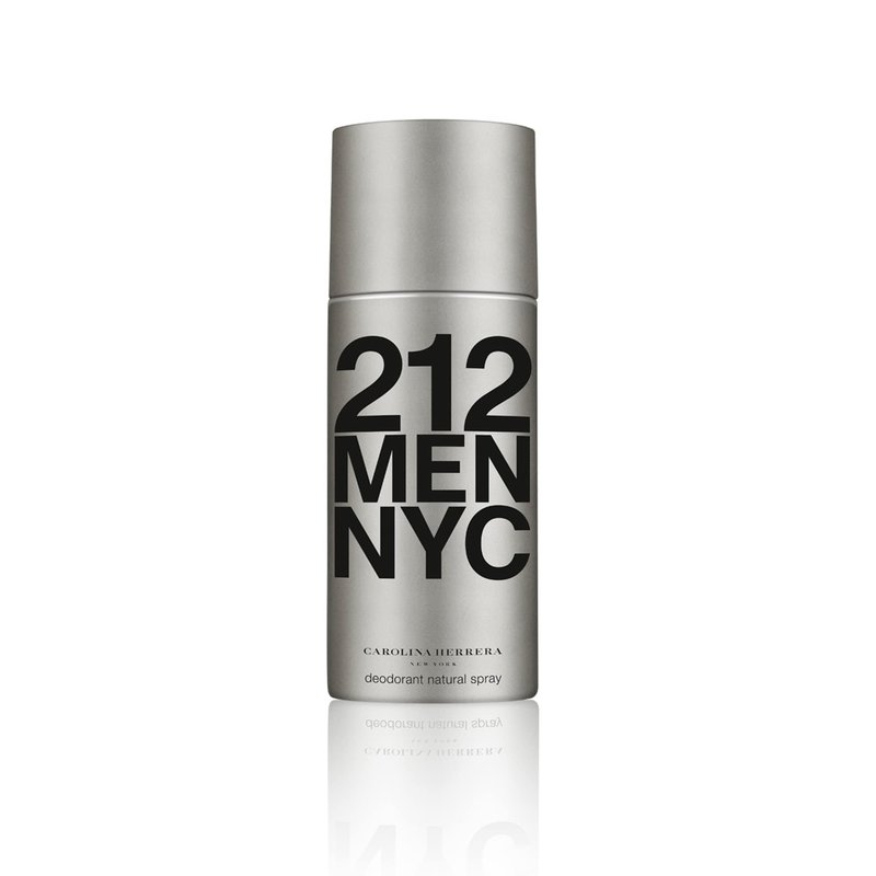 Carolina Herrera 212 Nyc Men Fragrance For Men - Quick-Drying Spray - 24-Hour Protection Against Body Odor - Fresh, Masculine Scent - Green Freshness And Warmth Of Spices - Deodorant Spray - 5 Oz