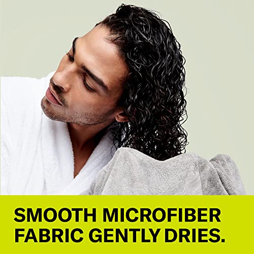 DevaCurl Microfiber Anti-Frizz Hair Towel | Gently Dries | Gray