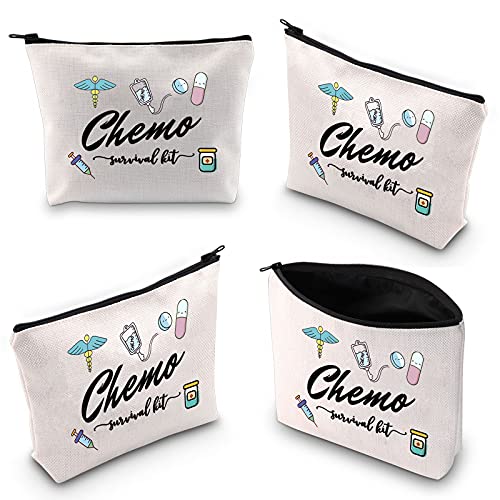 WCGXKO Chemo Care Package for Women Chemo Survival Kit Chemotherapy Treatment Zipper Pouch Bag (survival kit Chemo)