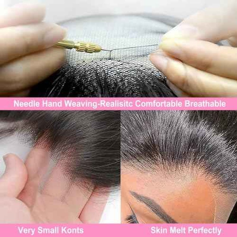 10 Inch Real 100% Human Hair Bob Wigs HD Front 13¡¿4 Lace Wig for Professional Female Diverse Styles