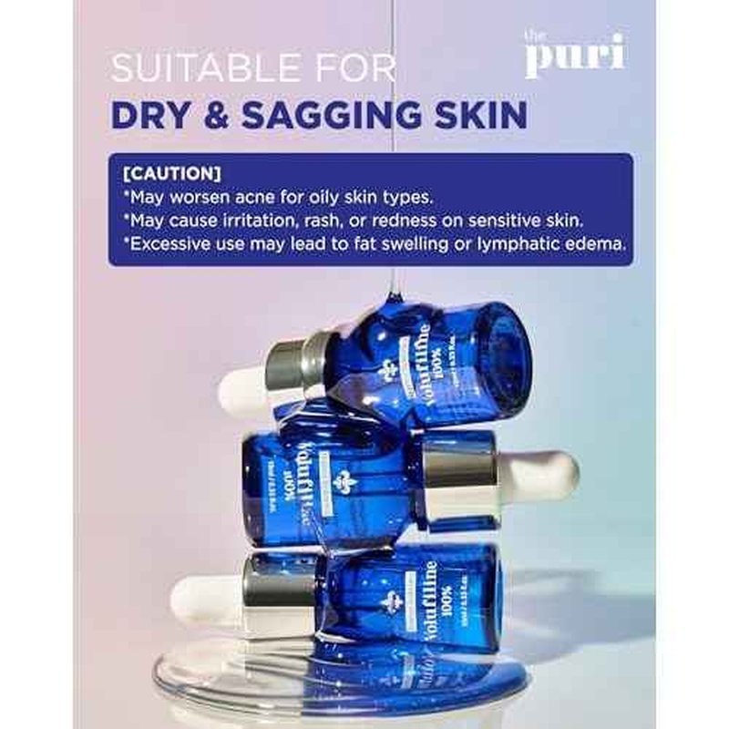 100% Volufiline Ampoules ? Advanced Firming & Lifting Facial Ampoule from France Sederma, Intense Hydration & Skin Rejuvenation for Youthful, Perfect for Layering & DIY, 0.33 fl.oz (10ml) 3 Pack