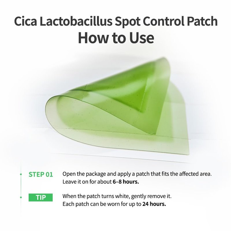 SLLIGHT Cica Bio Spot Control Patch | Hydrocolloid Acne Patches for Redness & Blemishes | Made with Enriched Cica, Niacinamide & Tea Tree | Gentle for Sensitive Skin | Korean Skincare| 62 Patches