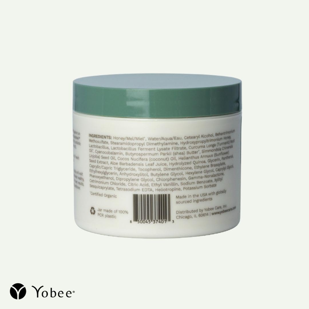 Yobee Ultra Gentle Soothing Scalp Mask - Dry Scalp Treatment Hair Mask Safe For Sensitive Baby Skin - Probiotic Infused - For Sensitive Scalp & Cradle Cap - For Babies, 4 fl oz
