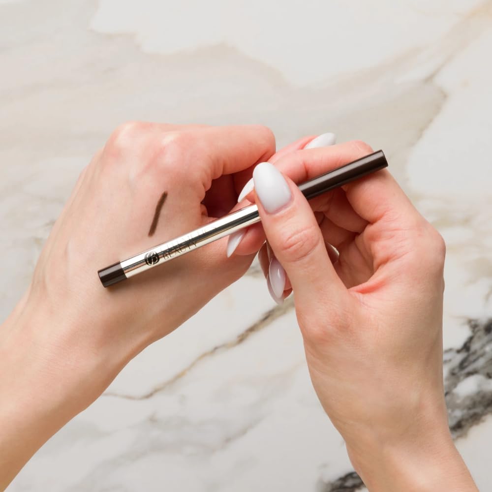 CELLMETICS Long-Wear Cream Eyeliner for Mature Women (Cold Brown (2)) - Water-Resistant, Long-Stay and Mess-Proof Eye Liner - Smudge Proof & Retractable Eyeliner Pencil for Older Women