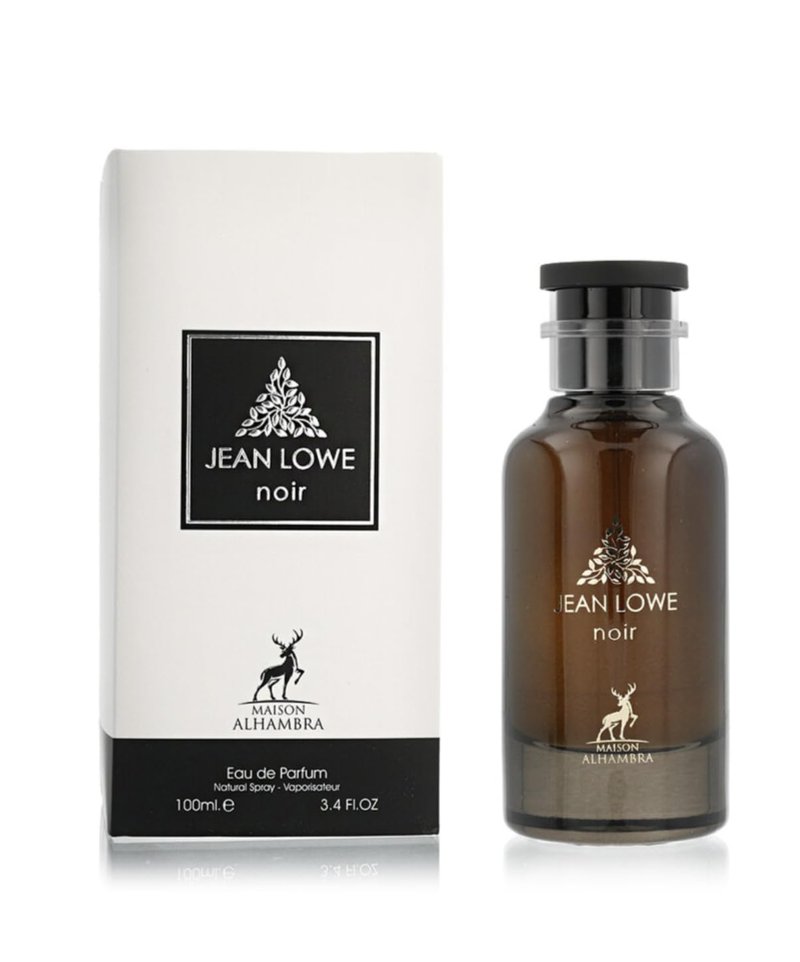 Lattafa Maison Alhambra JEAN LOWE NOIR EDP Spray 100ML (3.4 OZ), Rich and Alluring Scents for Men & Women.
