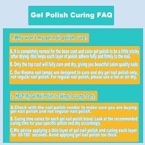 Kepma UV LED Nail Dryer Mini lamp Portable Curing Light for Gel Nail Polish,6w(White)