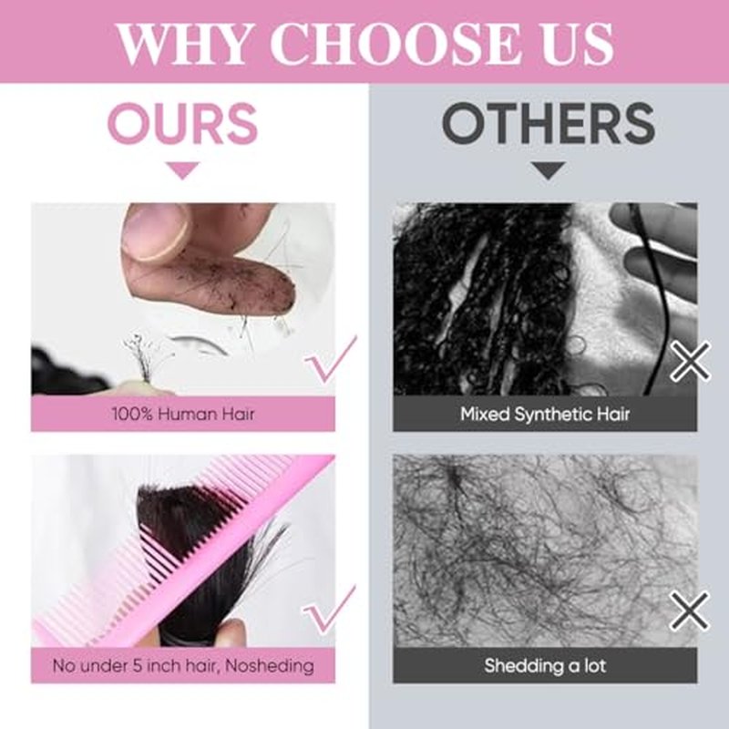 Human Braiding Hair for Boho Braids 20 Inch 2 Bundles 100g Deep Wave Bulk Hair 12A Virgin Curly for Knotless Braids (Natural Color)