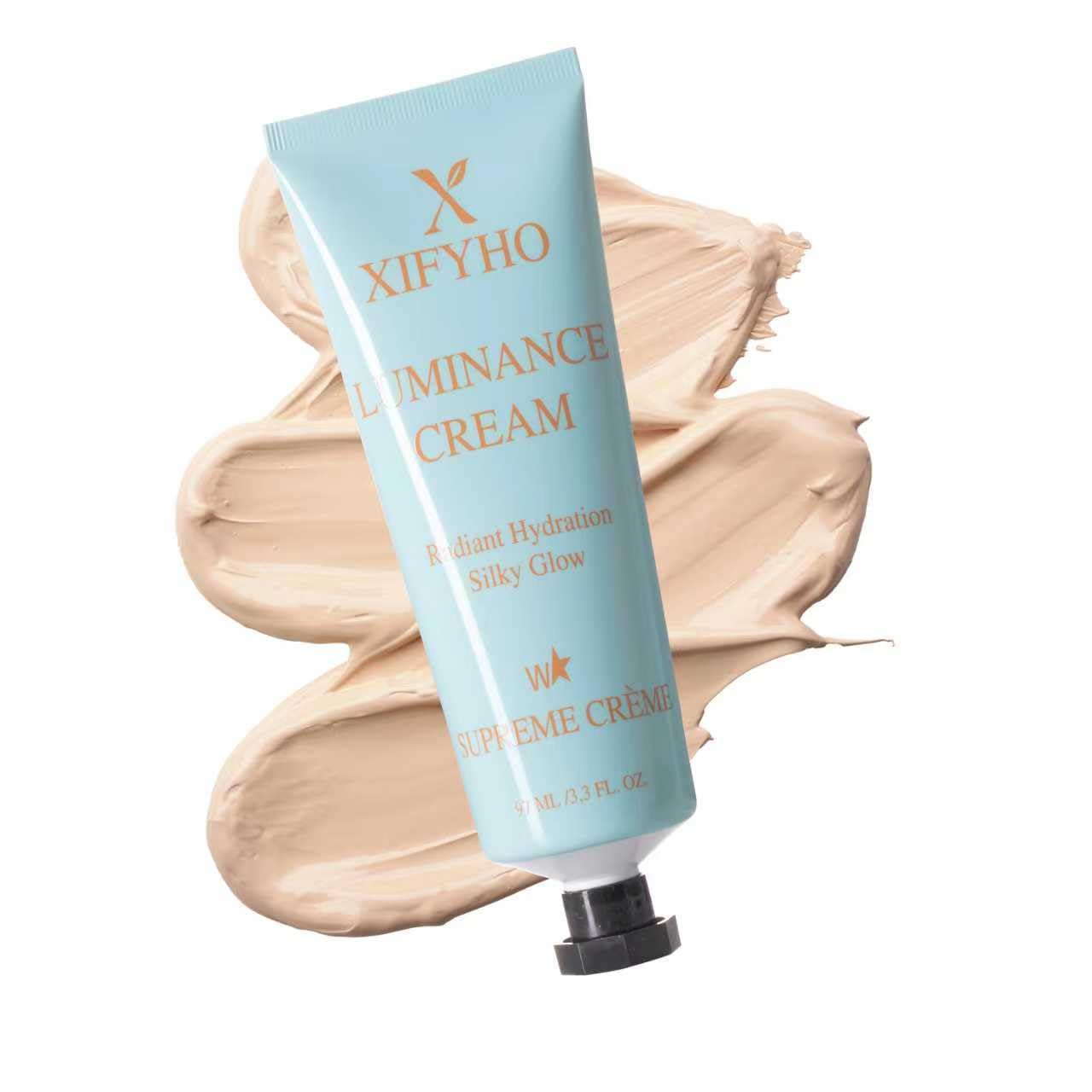 XIFYHO Supreme Radiance All-in-One Beauty Cream - Long-Lasting CC Cream Foundation - Waterproof and smudge-proof, infuses skin with a dewy, luminous glow (Light)