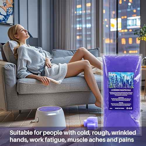 MAQIHAN Paraffin Wax for Hand and Feet - 2 Pack Lavender Scented Paraffin Wax Refills Hand Wax for Dry Skin, Hydration Nourish