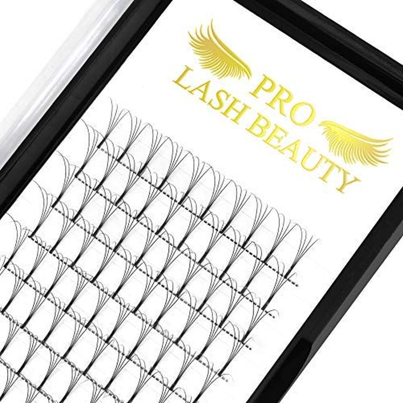 3D Volume Eyelash Extensions - Premade Fans | C & D Curl Mix, 0.07mm Thickness, 9-16mm Length